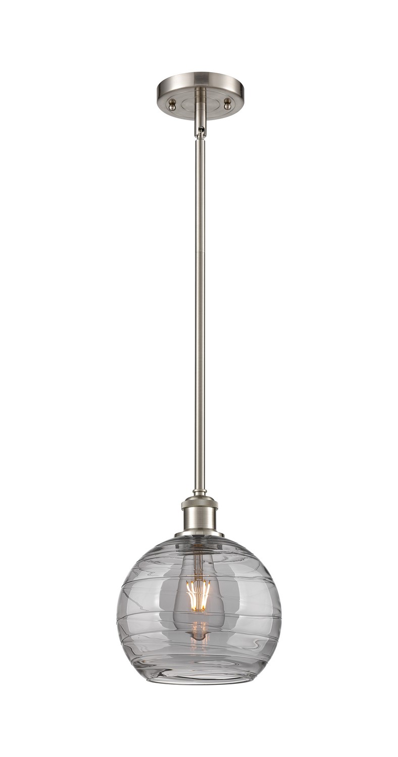 One Light Mini Pendant by Innovations - Ballston Collection, Brushed Satin Nickel Finish - 516-1S-SN-G1213-8SM