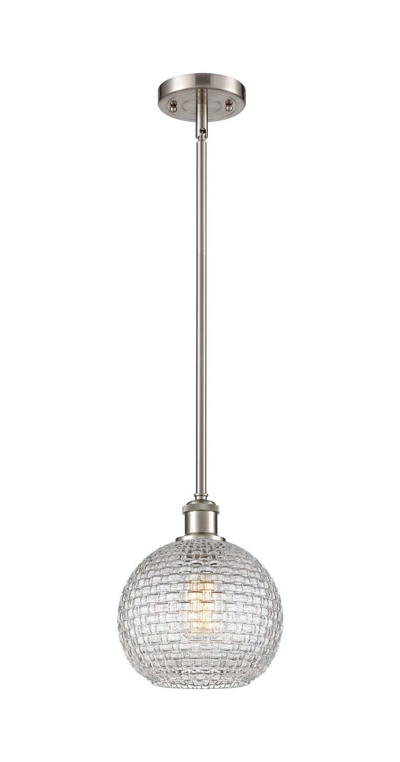 One Light Mini Pendant by Innovations - Ballston Collection, Brushed Satin Nickel Finish - 516-1S-SN-G122C-8CL