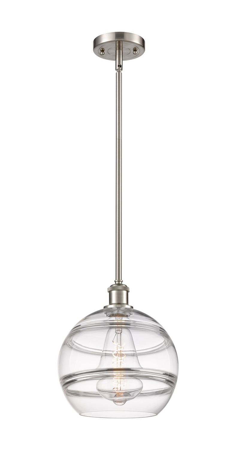 One Light Mini Pendant by Innovations - Ballston Collection, Brushed Satin Nickel Finish - 516-1S-SN-G556-10CL