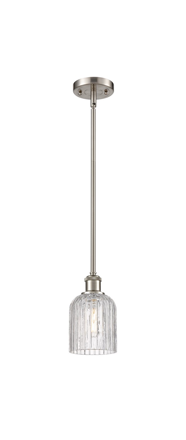 One Light Mini Pendant by Innovations - Ballston Collection, Brushed Satin Nickel Finish - 516-1S-SN-G559-5CL