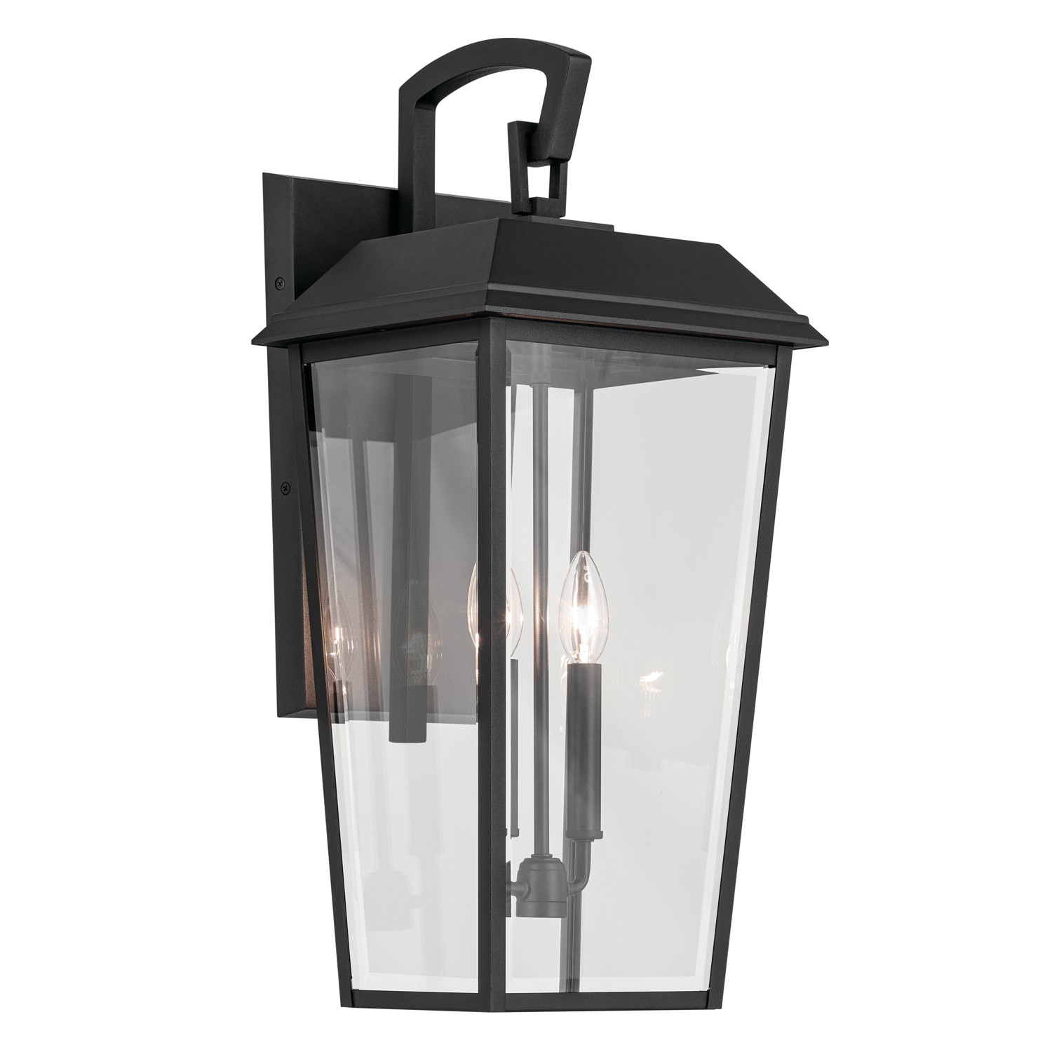Kichler Two Light Outdoor Wall Mount in Textured Black from the Mathus collection - 59120BKT