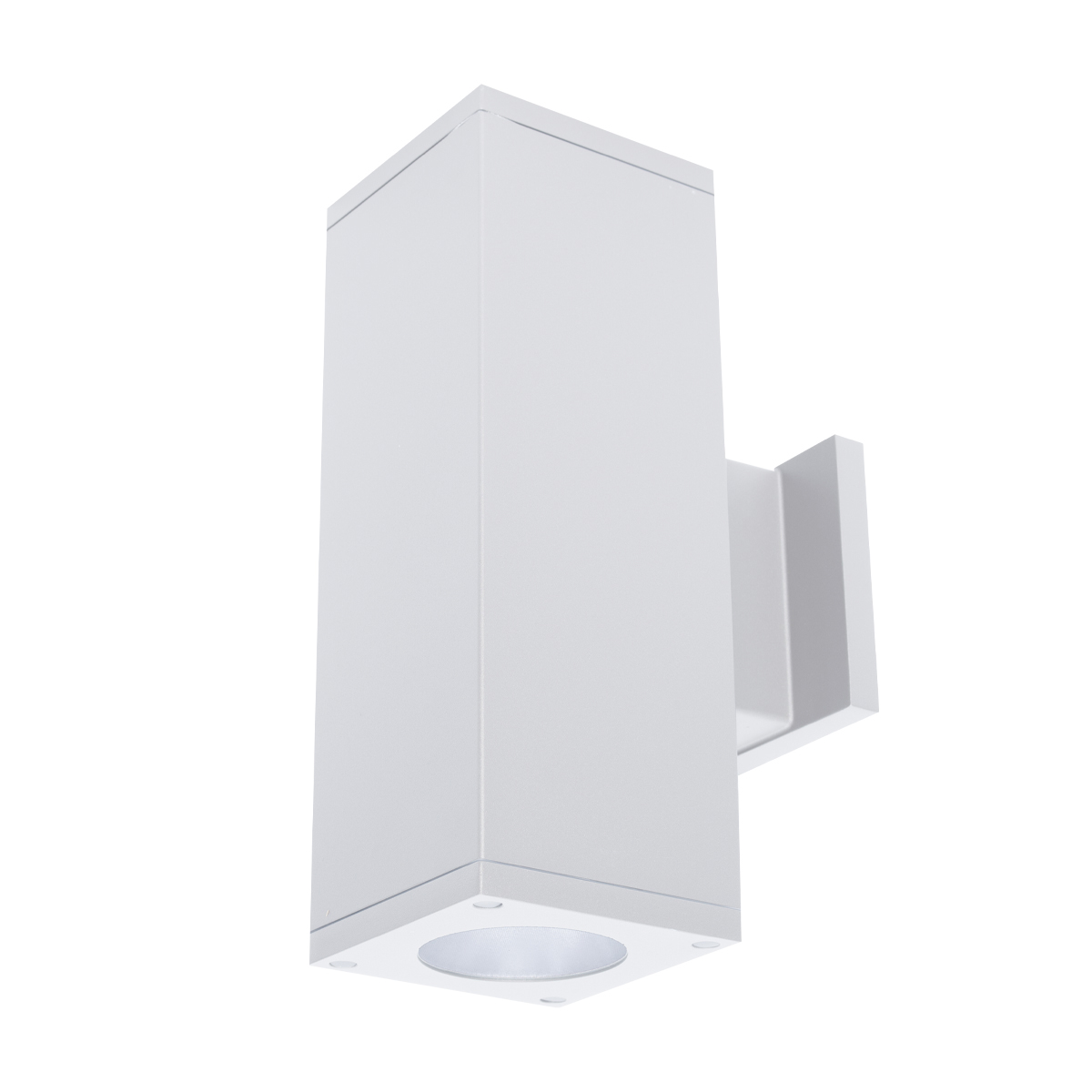 WAC Lighting DC-WE06EM-F830B-WT Cube Arch LED 5.5 inch White Sconce Wall Light in Flood, 85, 3000K, Towards Wall