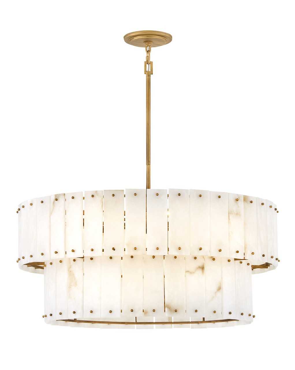Fredrick Ramond Simone LED Chandelier in Burnished Gold - FR47754BNG