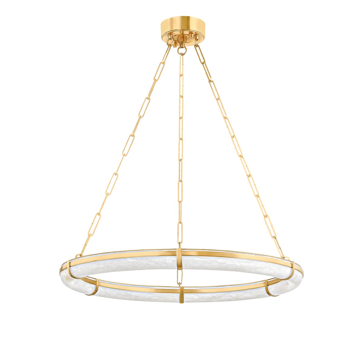 Hudson Valley Sennett LED Chandelier in Aged Brass - 5130-AGB