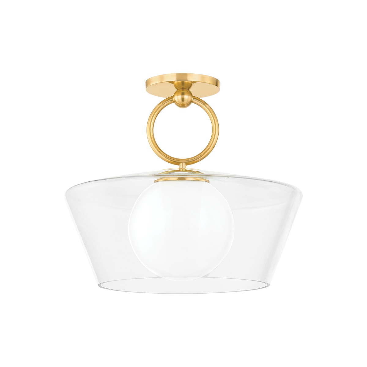 Aged Brass One Ligh… - image