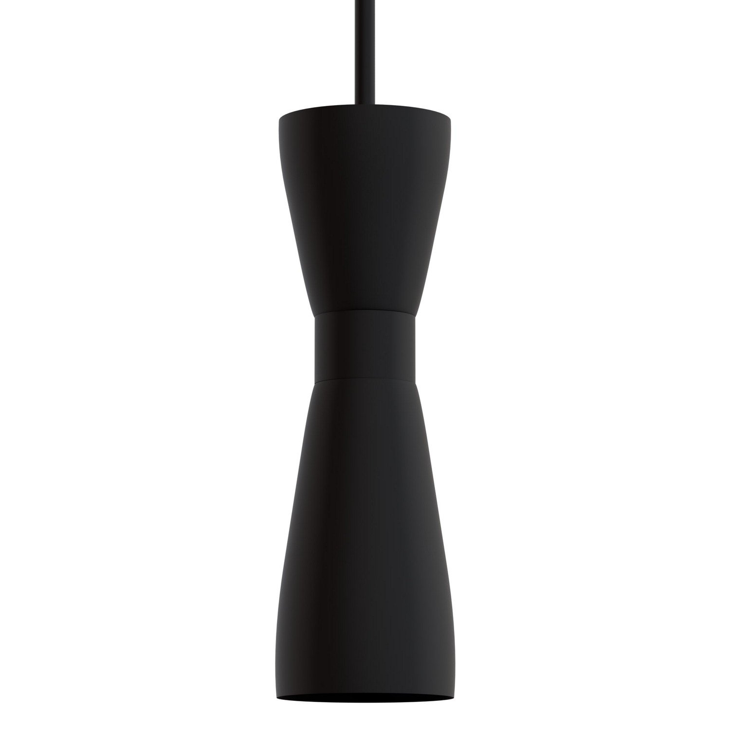 Hunter Fan 19827 Zola 1 Light 4 inch Flat Matte Black Pendant Ceiling Light, Mini