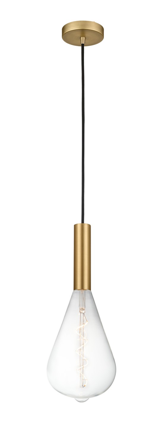 LED Mini Pendant by Innovations - Auralume Collection, Satin Gold Finish - 198-1P-SG-BB164LED