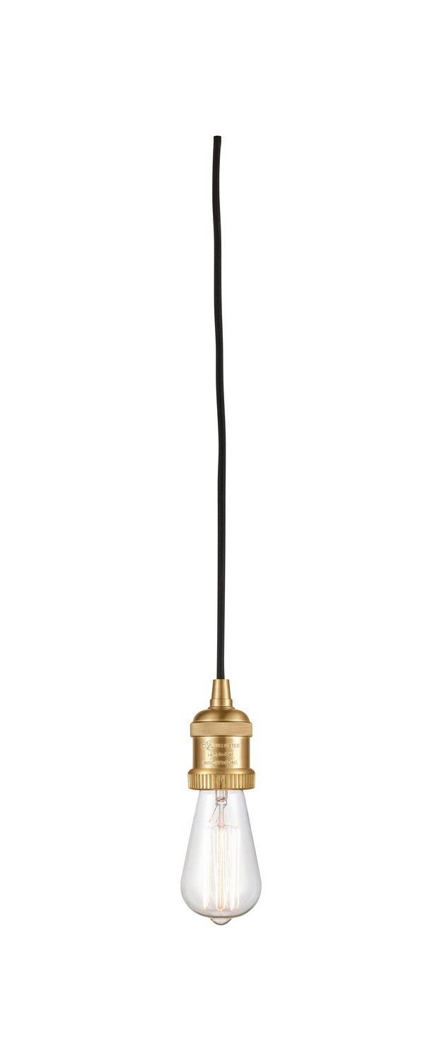 One Light Cord Set by Innovations - Franklin Restoration Collection, Satin Gold Finish - 199-SG