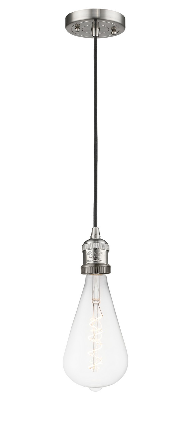 LED Mini Pendant by Innovations - Franklin Restoration Collection, Brushed Satin Nickel Finish - 200C-SN-BB125LED