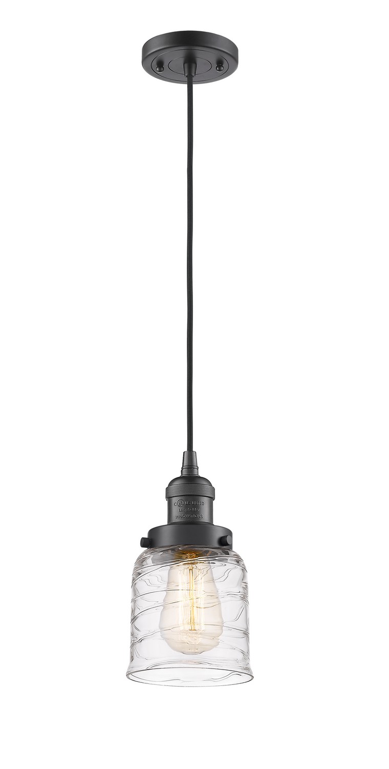 One Light Mini Pendant by Innovations - Franklin Restoration Collection, Oil Rubbed Bronze Finish - 201C-OB-G513
