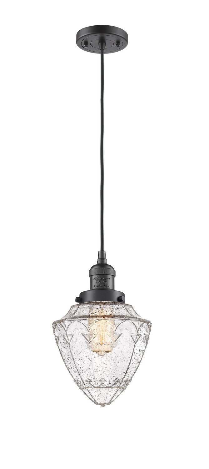 LED Mini Pendant by Innovations - Franklin Restoration Collection, Oil Rubbed Bronze Finish - 201C-OB-G664-7-LED