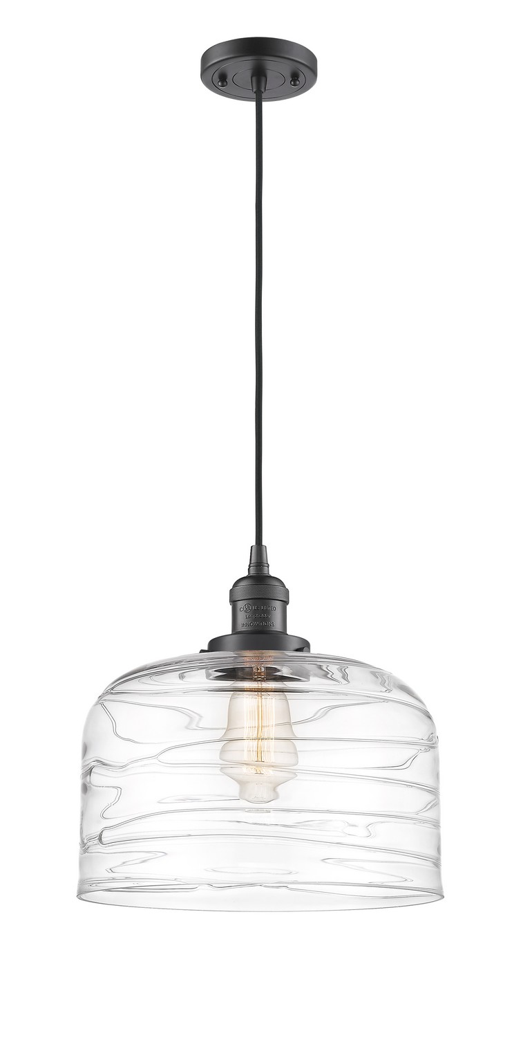 LED Mini Pendant by Innovations - Franklin Restoration Collection, Oil Rubbed Bronze Finish - 201C-OB-G713-L-LED