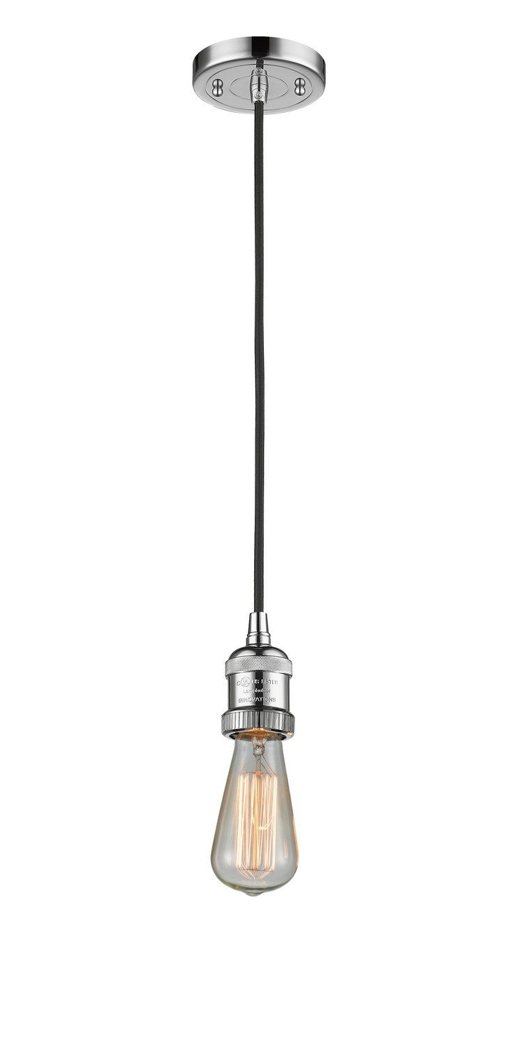 One Light Mini Pendant by Innovations - Franklin Restoration Collection, Polished Chrome Finish - 201C-PC