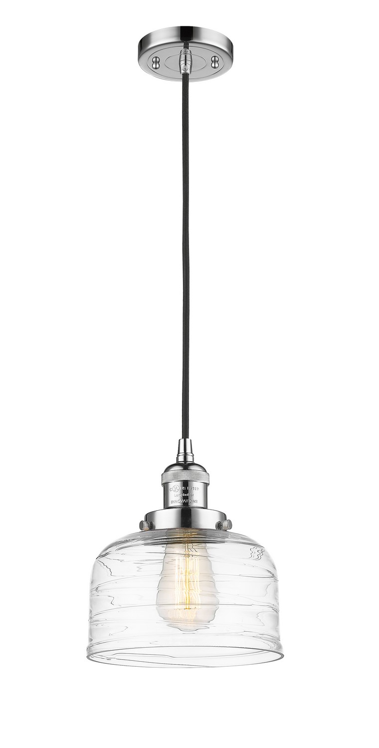 LED Mini Pendant by Innovations - Franklin Restoration Collection, Polished Chrome Finish - 201C-PC-G713-LED