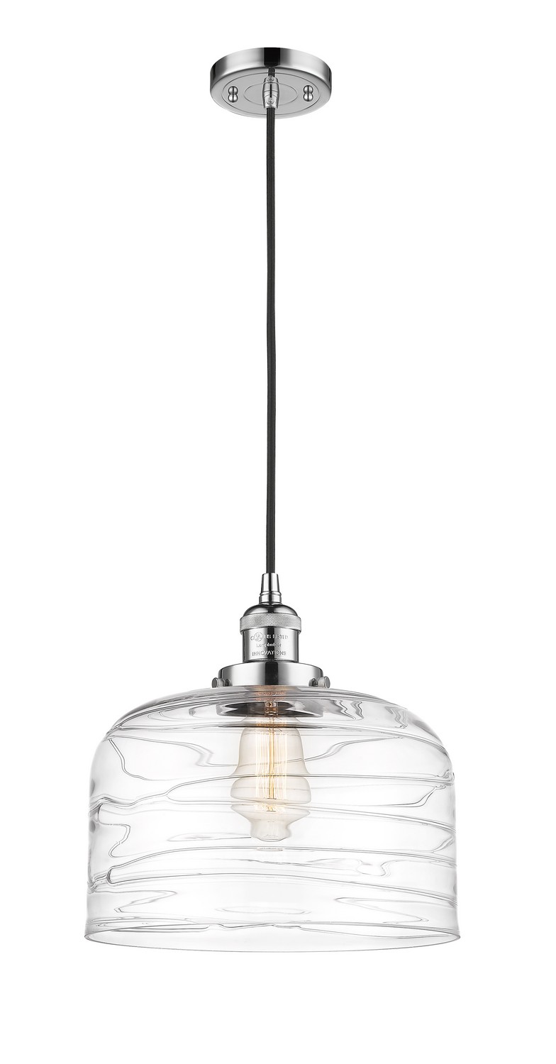 LED Mini Pendant by Innovations - Franklin Restoration Collection, Polished Chrome Finish - 201C-PC-G713-L-LED