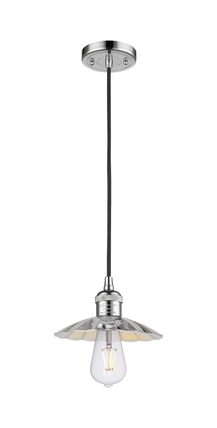 One Light Mini Pendant by Innovations - Franklin Restoration Collection, Polished Chrome Finish - 201C-PC-M17-PC