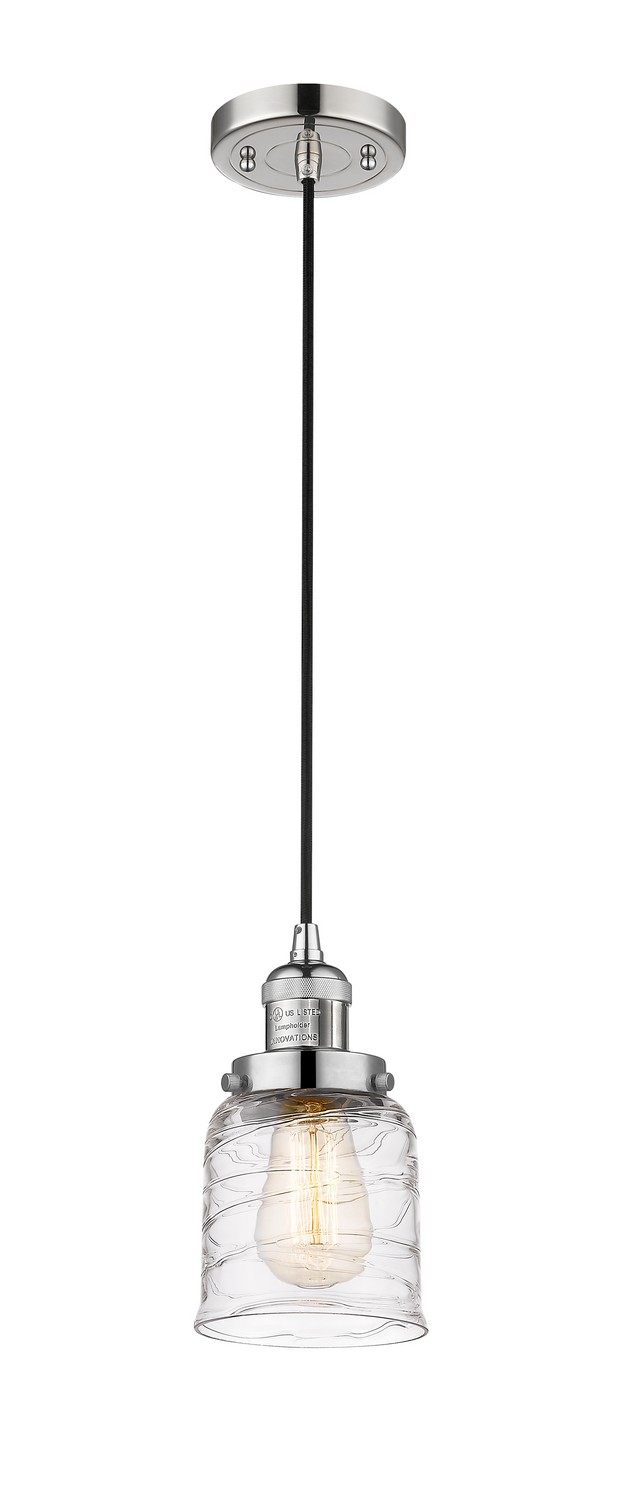 LED Mini Pendant by Innovations - Franklin Restoration Collection, Polished Nickel Finish - 201C-PN-G513-LED