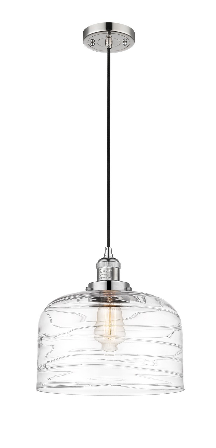 LED Mini Pendant by Innovations - Franklin Restoration Collection, Polished Nickel Finish - 201C-PN-G713-L-LED