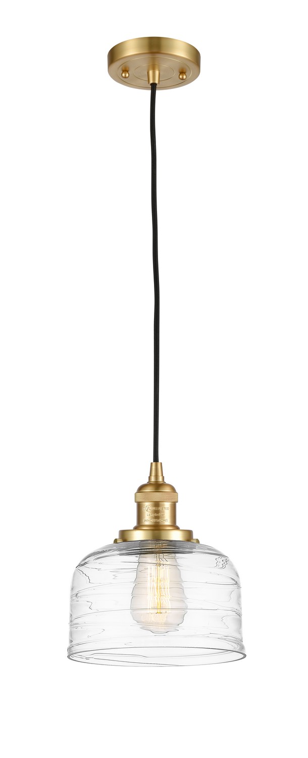 LED Mini Pendant by Innovations - Franklin Restoration Collection, Satin Gold Finish - 201C-SG-G713-LED
