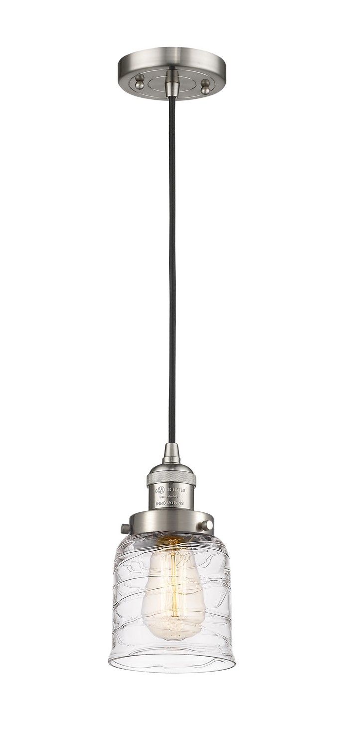 LED Mini Pendant by Innovations - Franklin Restoration Collection, Brushed Satin Nickel Finish - 201C-SN-G513-LED