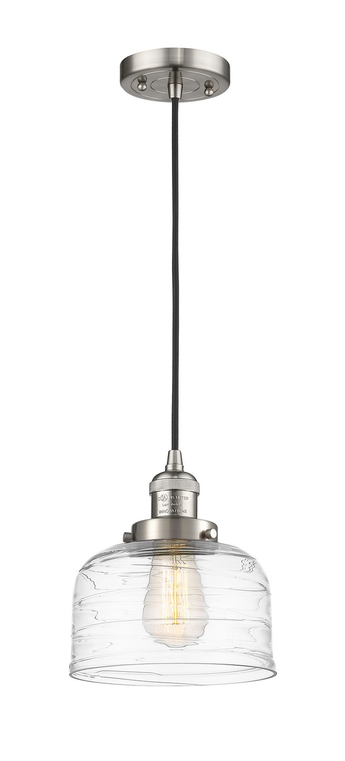 One Light Mini Pendant by Innovations - Franklin Restoration Collection, Brushed Satin Nickel Finish - 201C-SN-G713