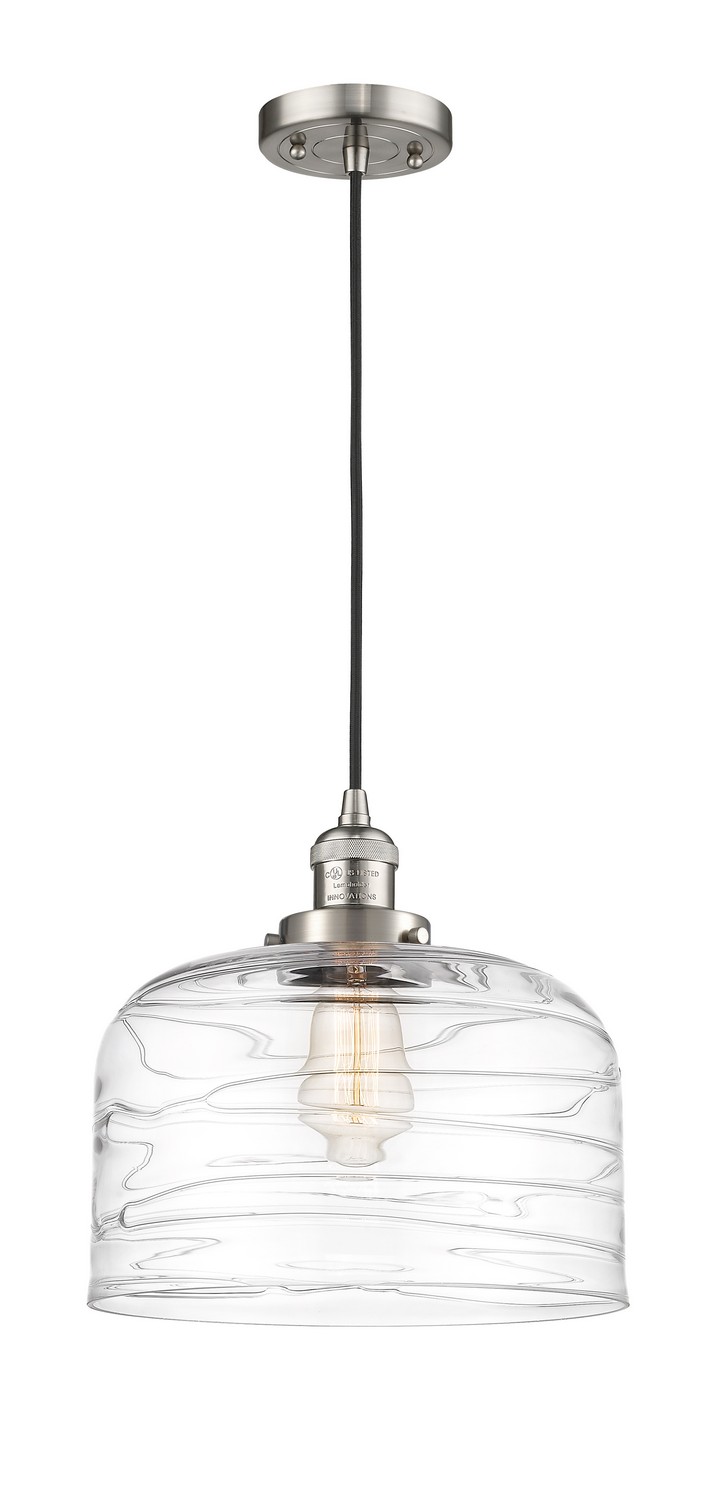 One Light Mini Pendant by Innovations - Franklin Restoration Collection, Brushed Satin Nickel Finish - 201C-SN-G713-L