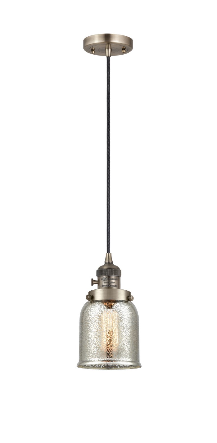 LED Mini Pendant by Innovations - Franklin Restoration Collection, Antique Brass Finish - 201CSW-AB-G58-LED
