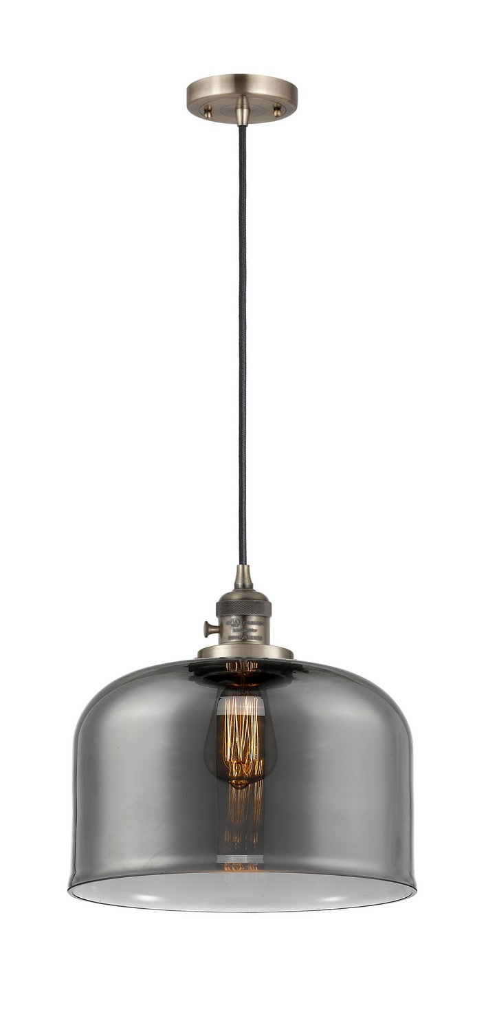 LED Mini Pendant by Innovations - Franklin Restoration Collection, Antique Brass Finish - 201CSW-AB-G73-L-LED