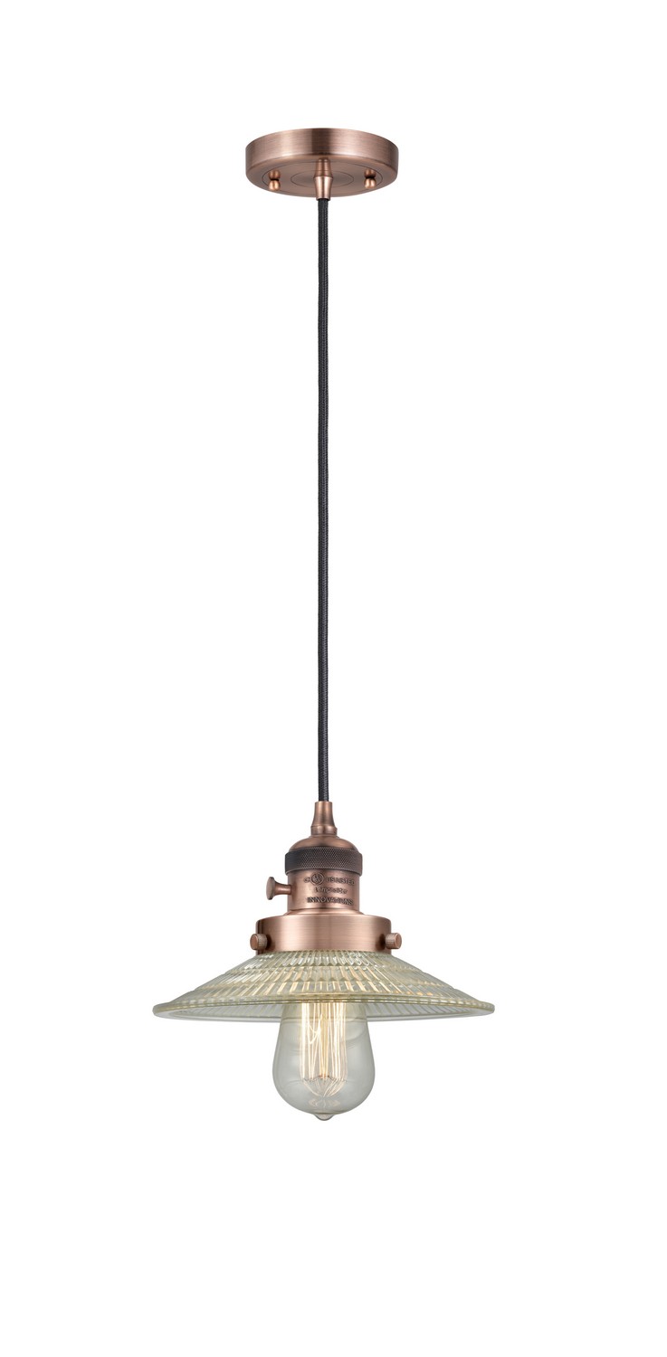LED Mini Pendant by Innovations - Franklin Restoration Collection, Antique Copper Finish - 201CSW-AC-G2-LED