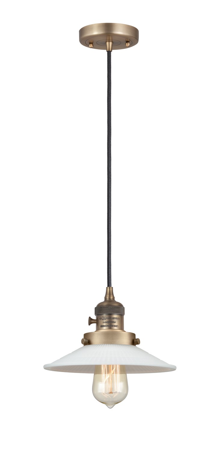 LED Mini Pendant by Innovations - Franklin Restoration Collection, Brushed Brass Finish - 201CSW-BB-G1-LED