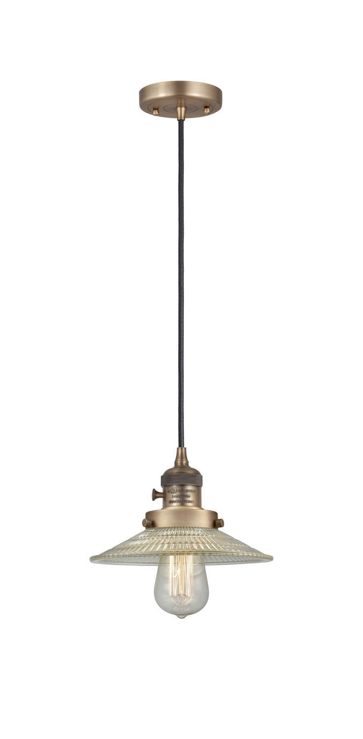 One Light Mini Pendant by Innovations - Franklin Restoration Collection, Brushed Brass Finish - 201CSW-BB-G2