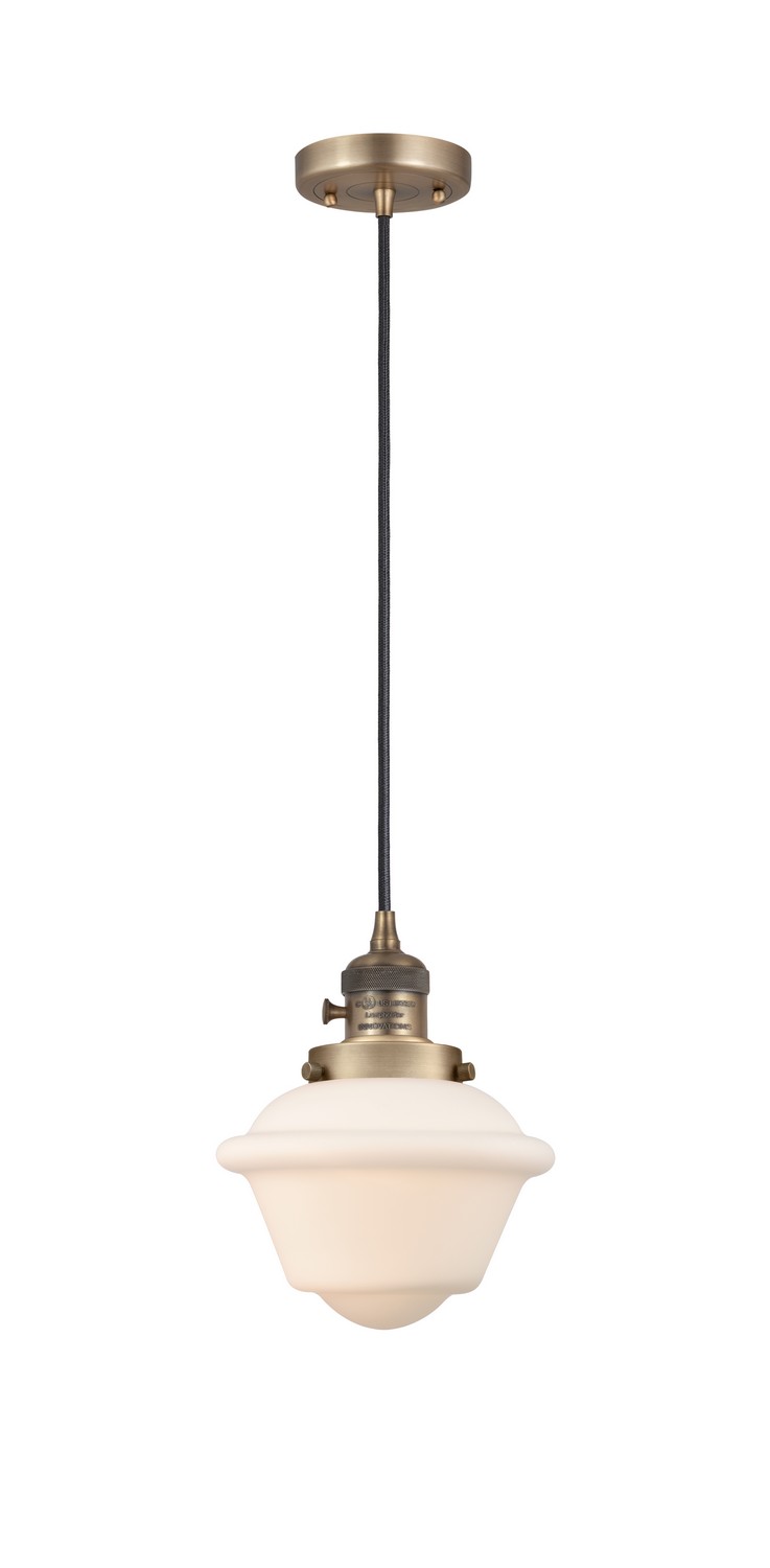 LED Mini Pendant by Innovations - Franklin Restoration Collection, Brushed Brass Finish - 201CSW-BB-G531-LED