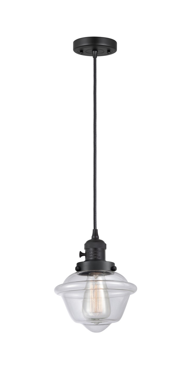 LED Mini Pendant by Innovations - Franklin Restoration Collection, Matte Black Finish - 201CSW-BK-G532-LED