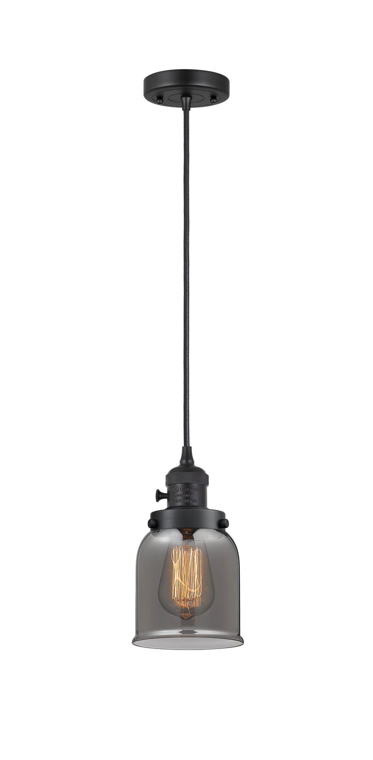 LED Mini Pendant by Innovations - Franklin Restoration Collection, Matte Black Finish - 201CSW-BK-G53-LED