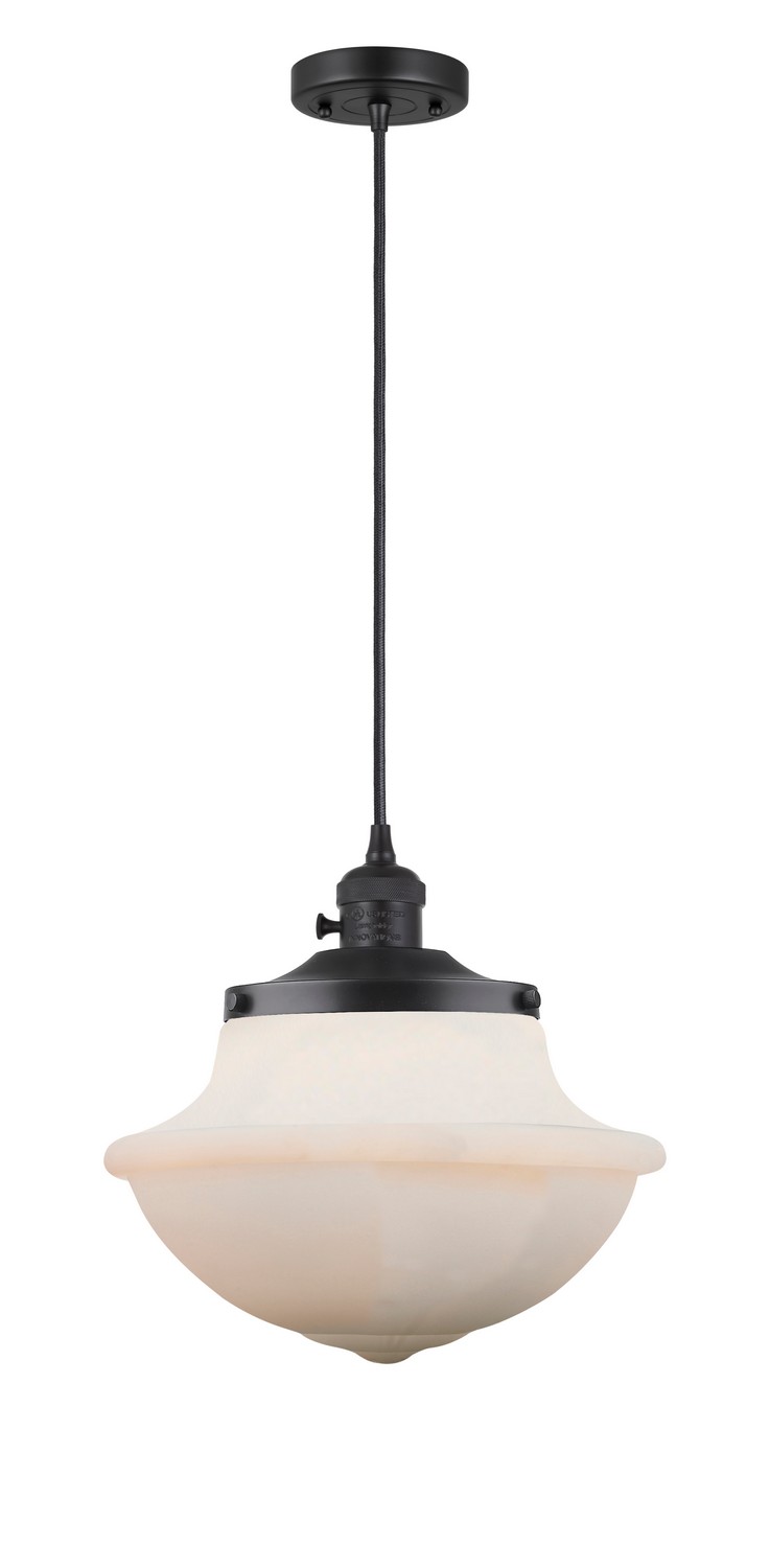 LED Mini Pendant by Innovations - Franklin Restoration Collection, Matte Black Finish - 201CSW-BK-G541-LED