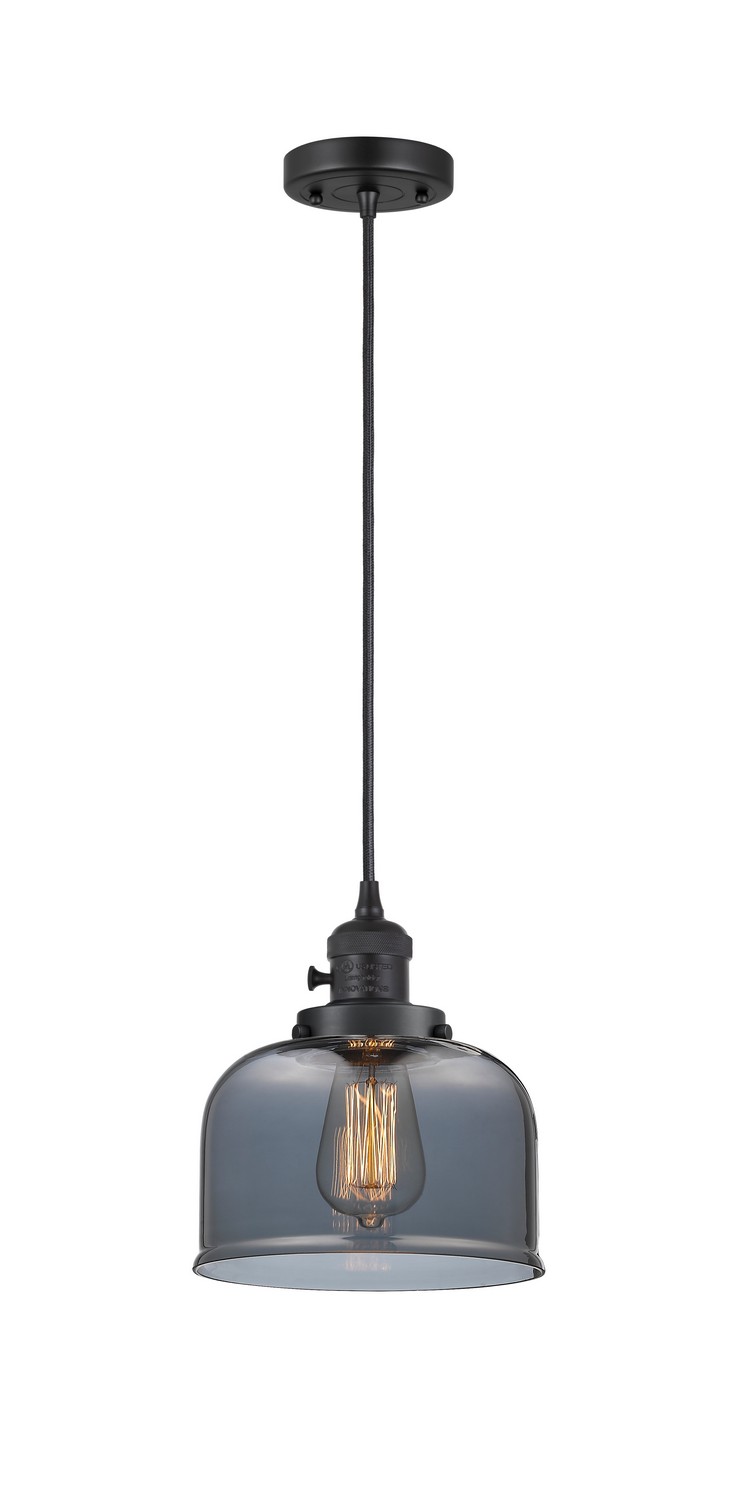 LED Mini Pendant by Innovations - Franklin Restoration Collection, Matte Black Finish - 201CSW-BK-G73-LED