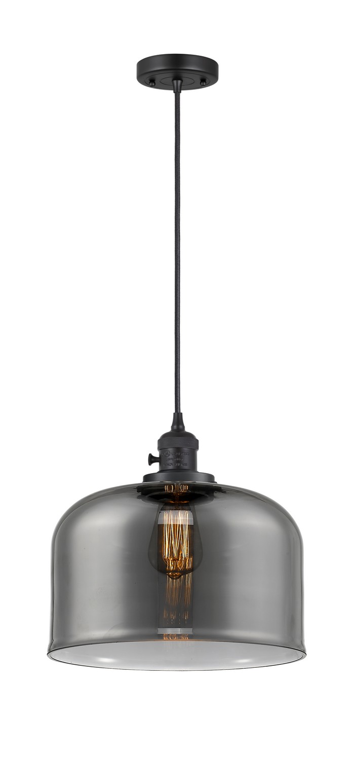 LED Mini Pendant by Innovations - Franklin Restoration Collection, Matte Black Finish - 201CSW-BK-G73-L-LED