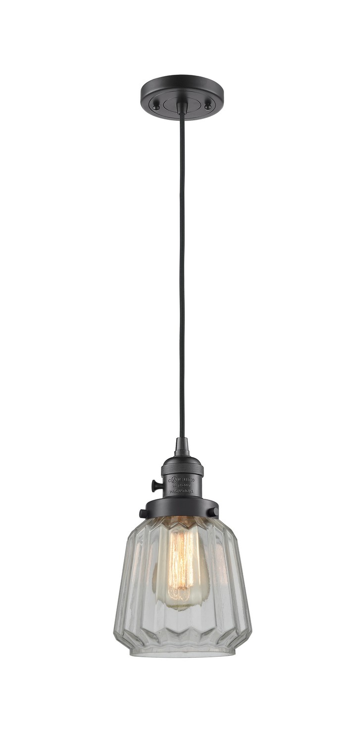 LED Mini Pendant by Innovations - Franklin Restoration Collection, Oil Rubbed Bronze Finish - 201CSW-OB-G142-LED