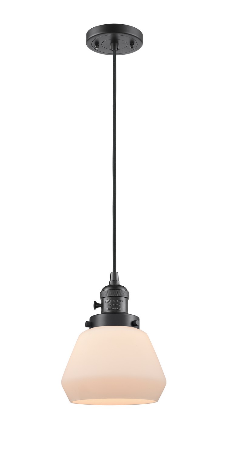 LED Mini Pendant by Innovations - Franklin Restoration Collection, Oil Rubbed Bronze Finish - 201CSW-OB-G171-LED