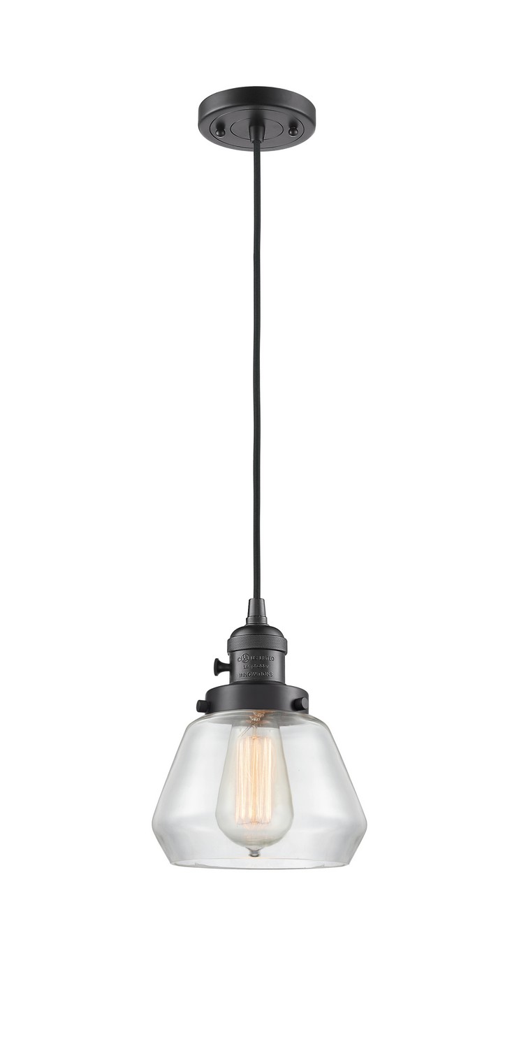 LED Mini Pendant by Innovations - Franklin Restoration Collection, Oil Rubbed Bronze Finish - 201CSW-OB-G172-LED