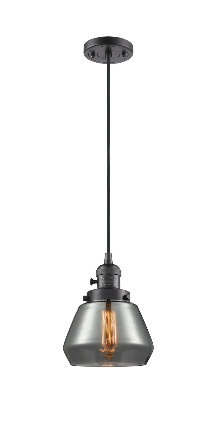 LED Mini Pendant by Innovations - Franklin Restoration Collection, Oil Rubbed Bronze Finish - 201CSW-OB-G173-LED