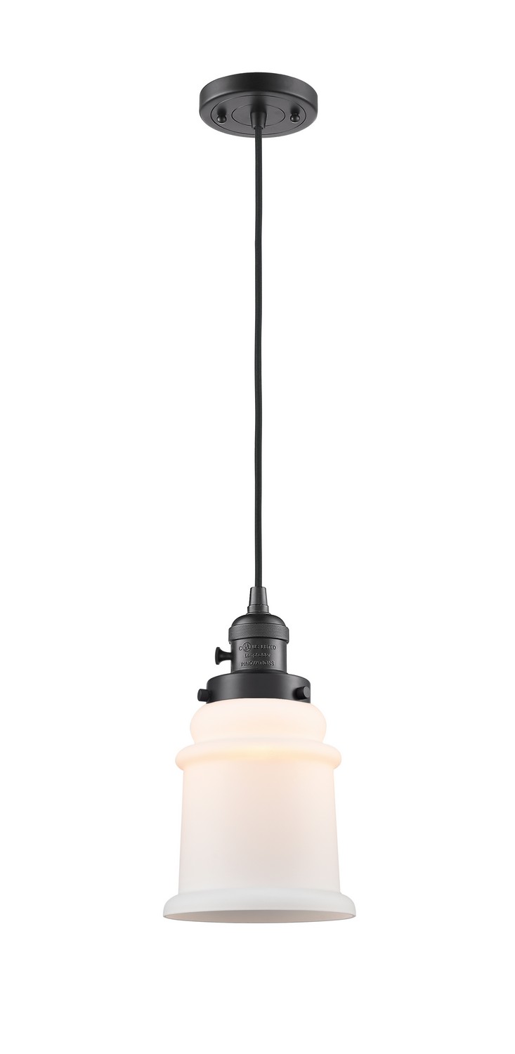 LED Mini Pendant by Innovations - Franklin Restoration Collection, Oil Rubbed Bronze Finish - 201CSW-OB-G181-LED