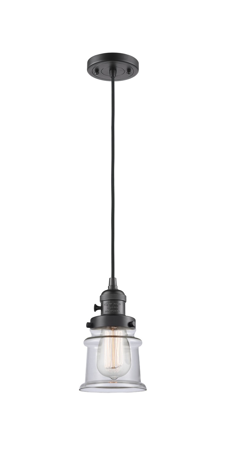 LED Mini Pendant by Innovations - Franklin Restoration Collection, Oil Rubbed Bronze Finish - 201CSW-OB-G182S-LED
