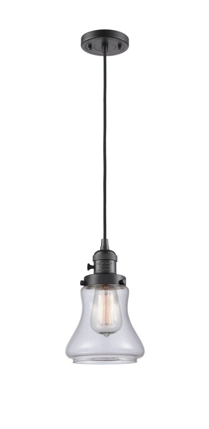 One Light Mini Pendant by Innovations - Franklin Restoration Collection, Oil Rubbed Bronze Finish - 201CSW-OB-G192