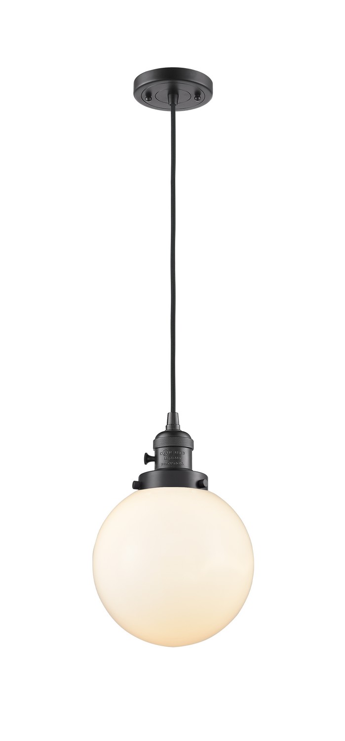 LED Mini Pendant by Innovations - Franklin Restoration Collection, Oil Rubbed Bronze Finish - 201CSW-OB-G201-8-LED