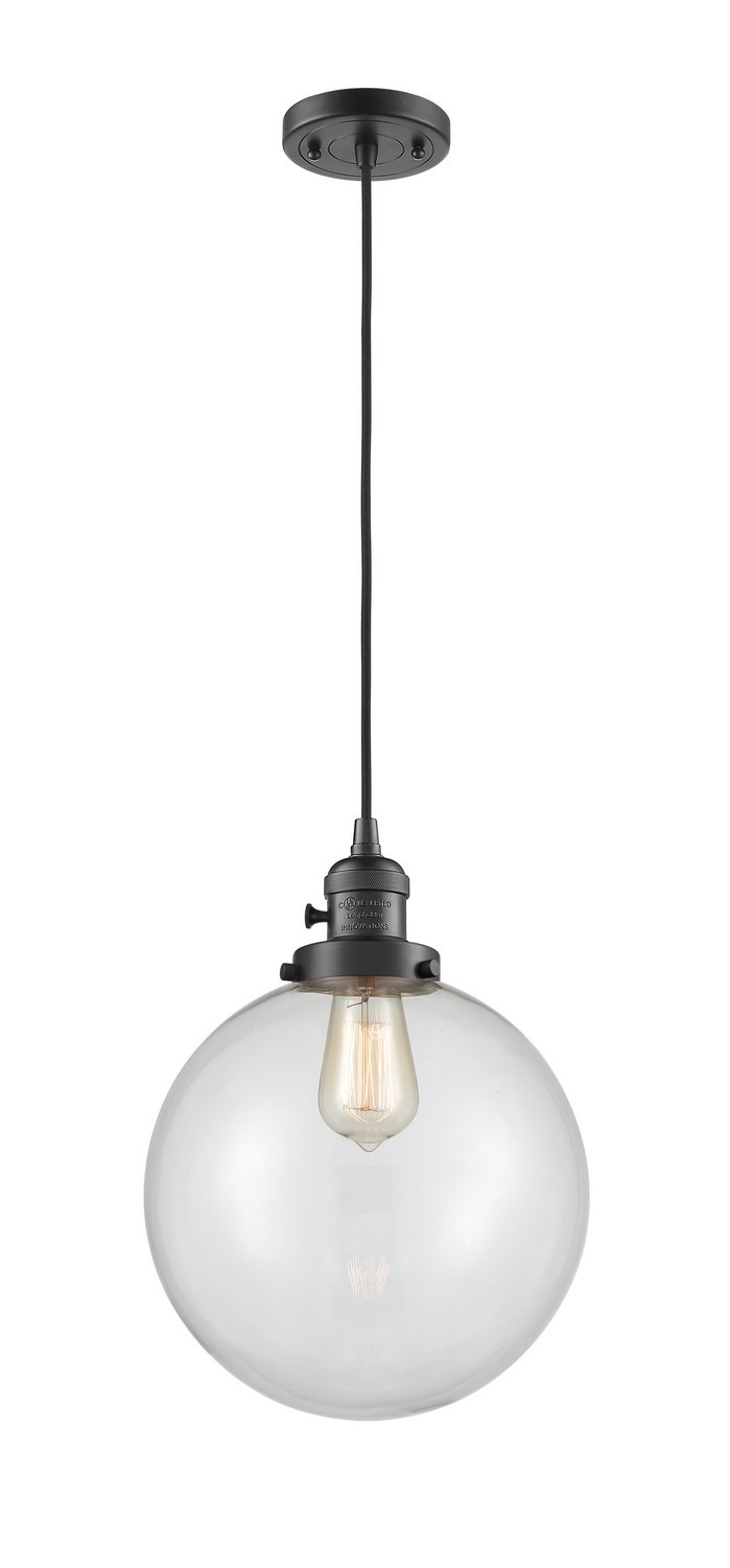 LED Mini Pendant by Innovations - Franklin Restoration Collection, Oil Rubbed Bronze Finish - 201CSW-OB-G202-10-LED