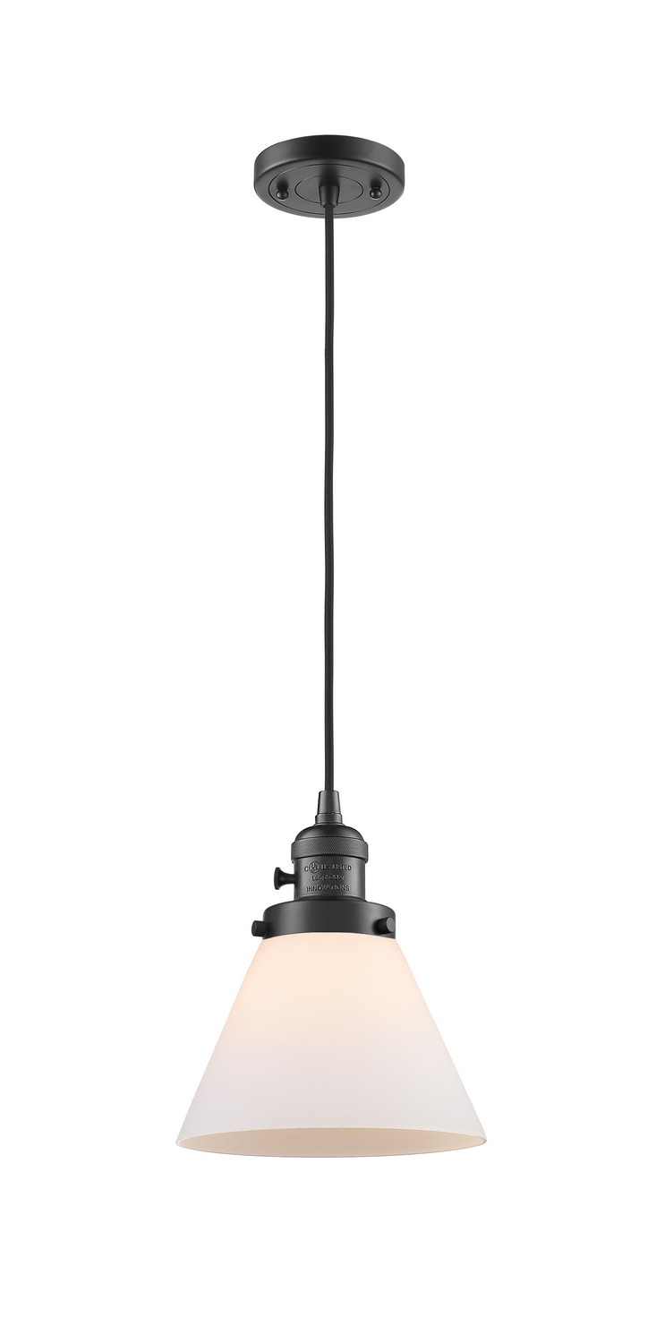 One Light Mini Pendant by Innovations - Franklin Restoration Collection, Oil Rubbed Bronze Finish - 201CSW-OB-G41