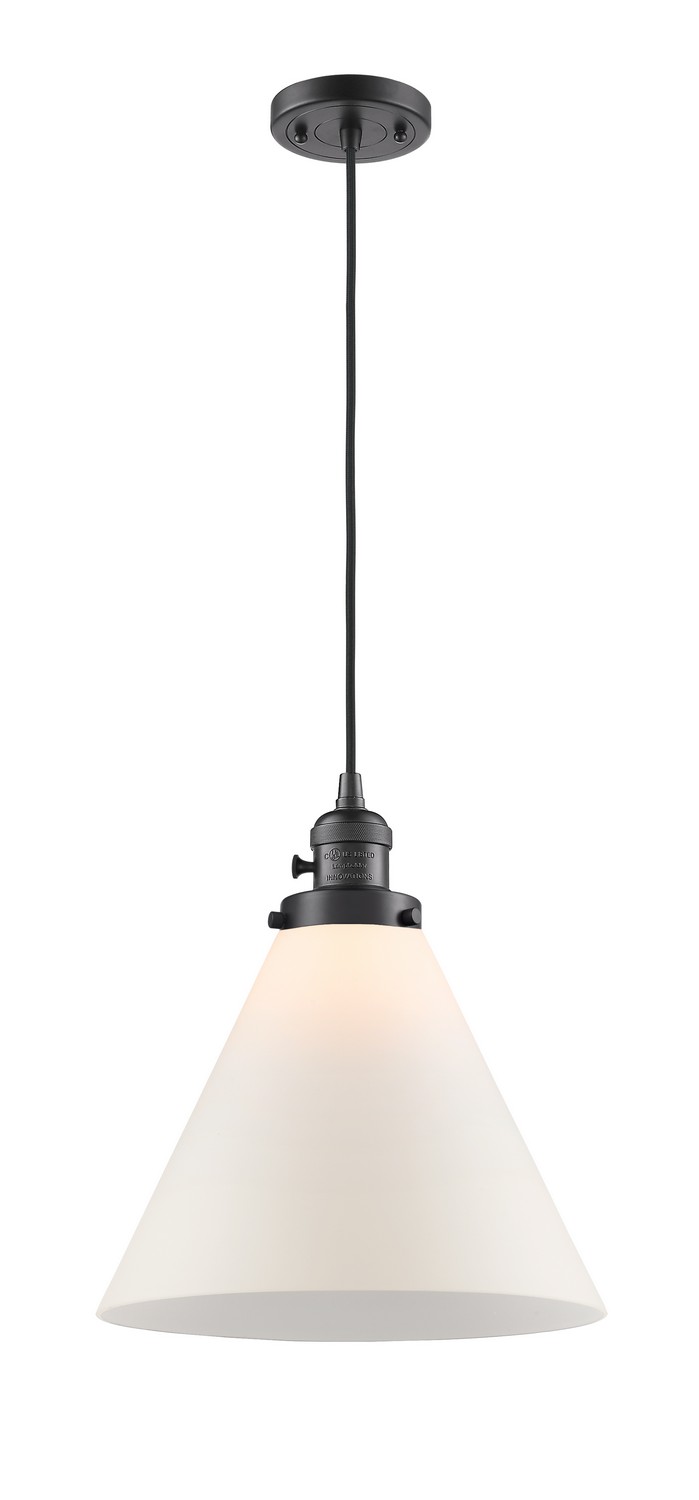 LED Mini Pendant by Innovations - Franklin Restoration Collection, Oil Rubbed Bronze Finish - 201CSW-OB-G41-L-LED