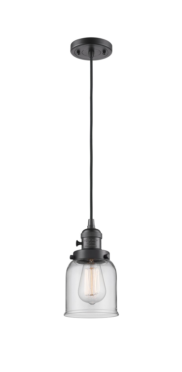 One Light Mini Pendant by Innovations - Franklin Restoration Collection, Oil Rubbed Bronze Finish - 201CSW-OB-G52