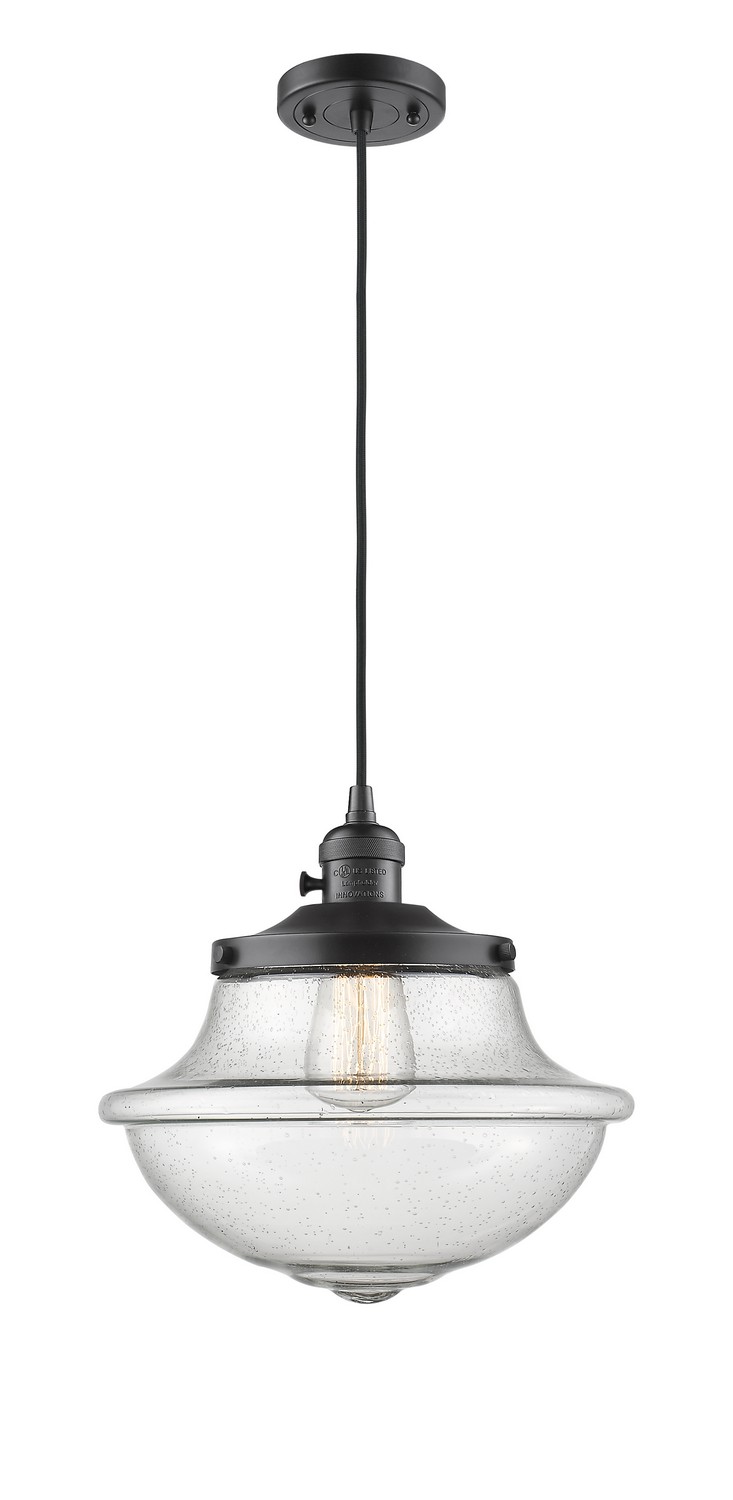 LED Mini Pendant by Innovations - Franklin Restoration Collection, Oil Rubbed Bronze Finish - 201CSW-OB-G544-LED